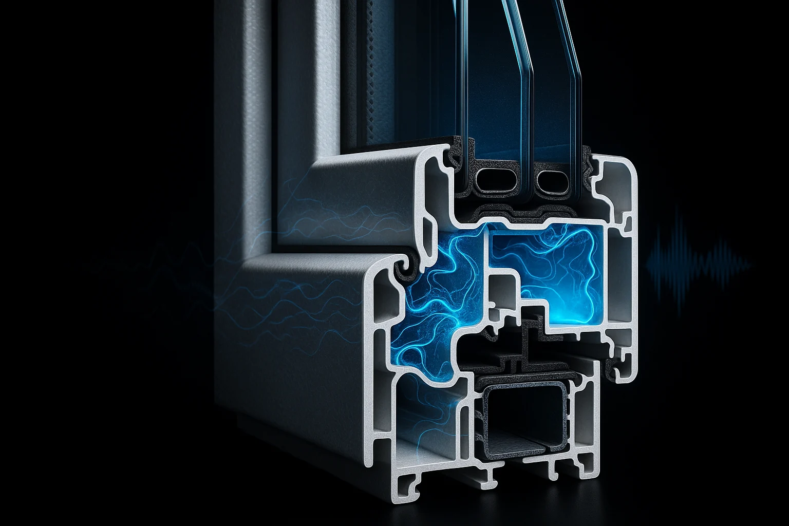 ساختار داخلی پنجره upvc